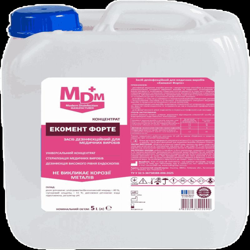 Засіб дезінфекційний для медичних виробів "Екомент-Форте", 5 л